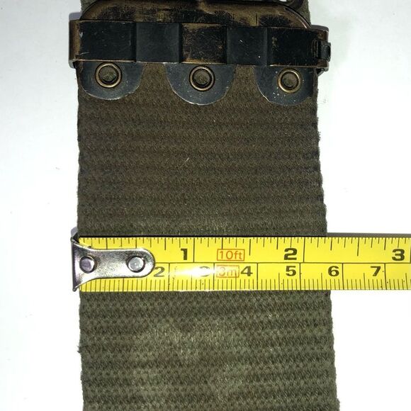 US 𝅺MILITARY Green  Belt Only Size L? Adjustable 46" as shown - Picture 5 of 8